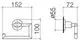 Dornbracht-TARA.-Papierrollenhalter-Ausladung 72mm-schwarz matt, 83500892-33 Galeriebild 3